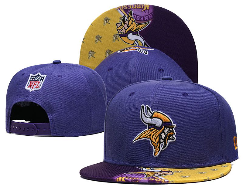 2022 NFL Minnesota Vikings Hat YS09241->->Sports Caps